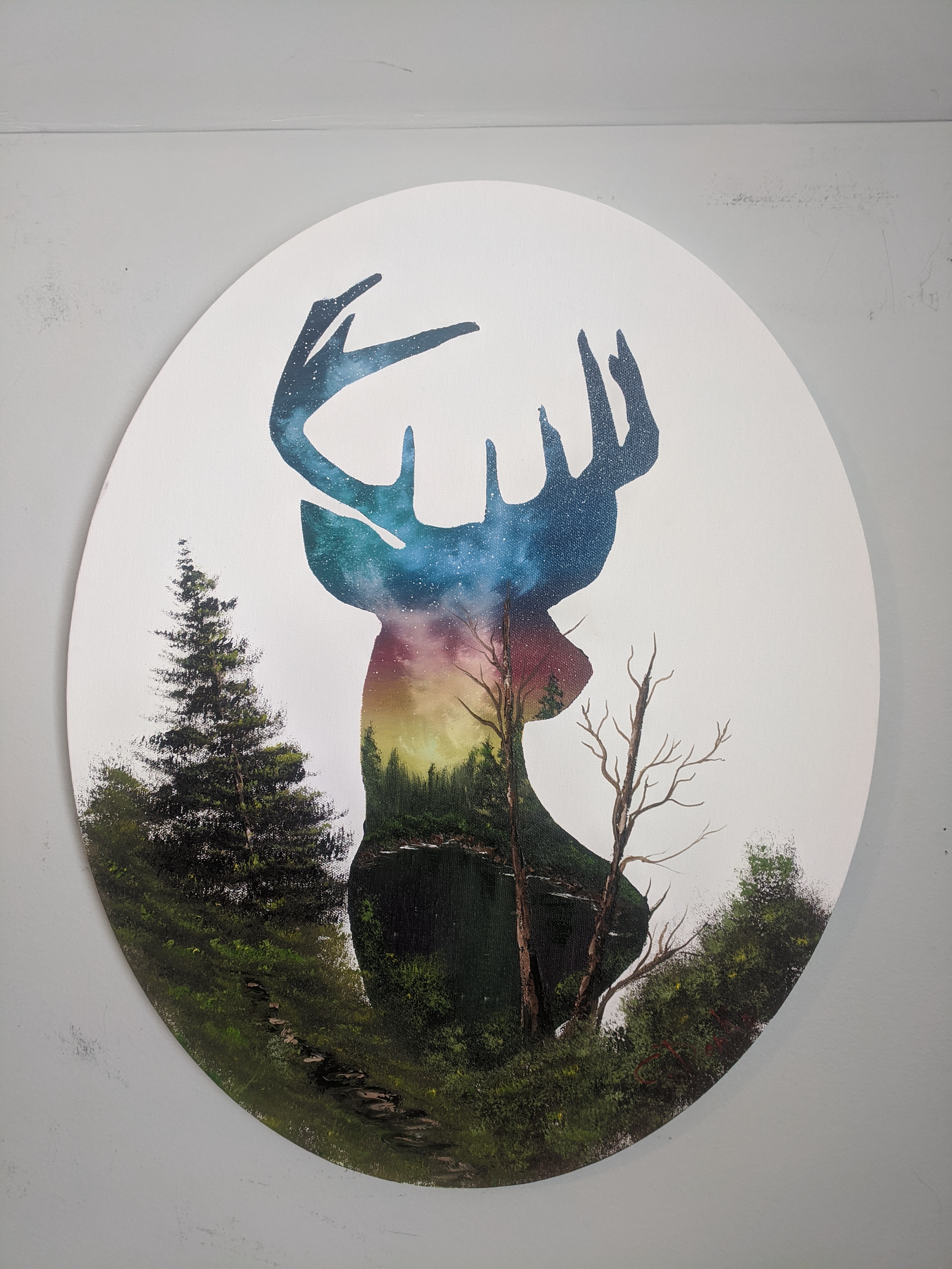 Deer Galaxy Sunset
