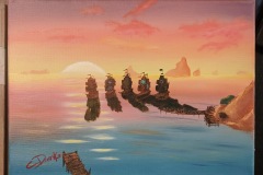 Galleon Sunset