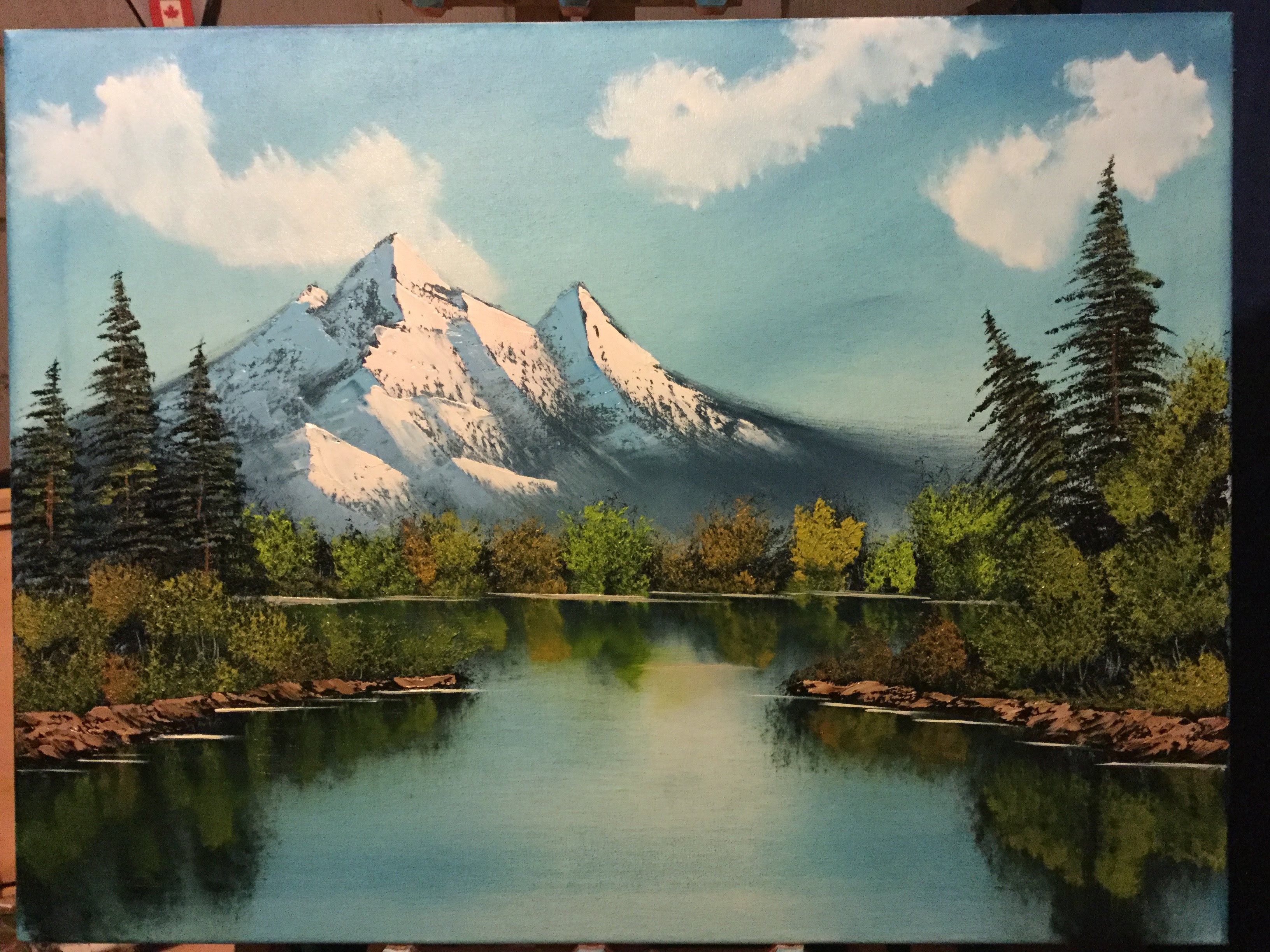 Mountain Reflections part 2. Painting # 14. No Painting is the Same. - Home